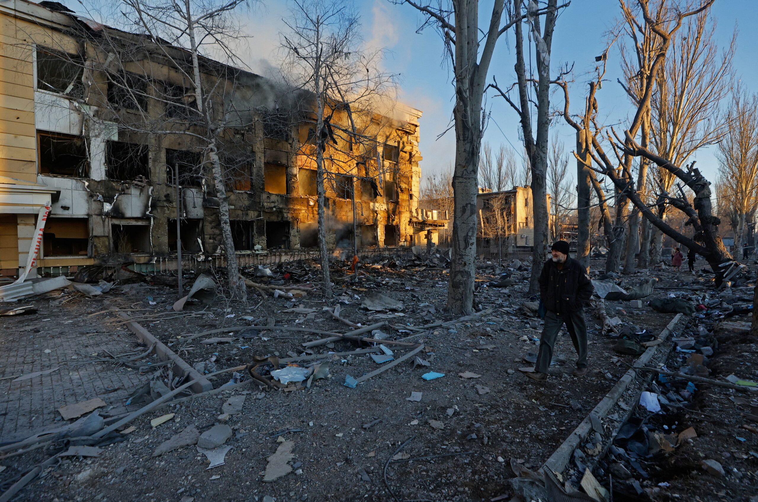 <i>Stringer/Reuters via CNN Newsource</i><br/>Ukrainian servicemen look at a planning and correction module for Russian air glide bomb