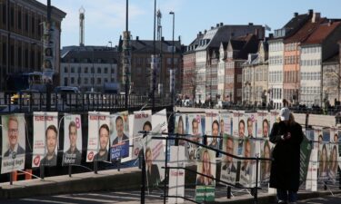 Posters for candidates in the upcoming Danish elections