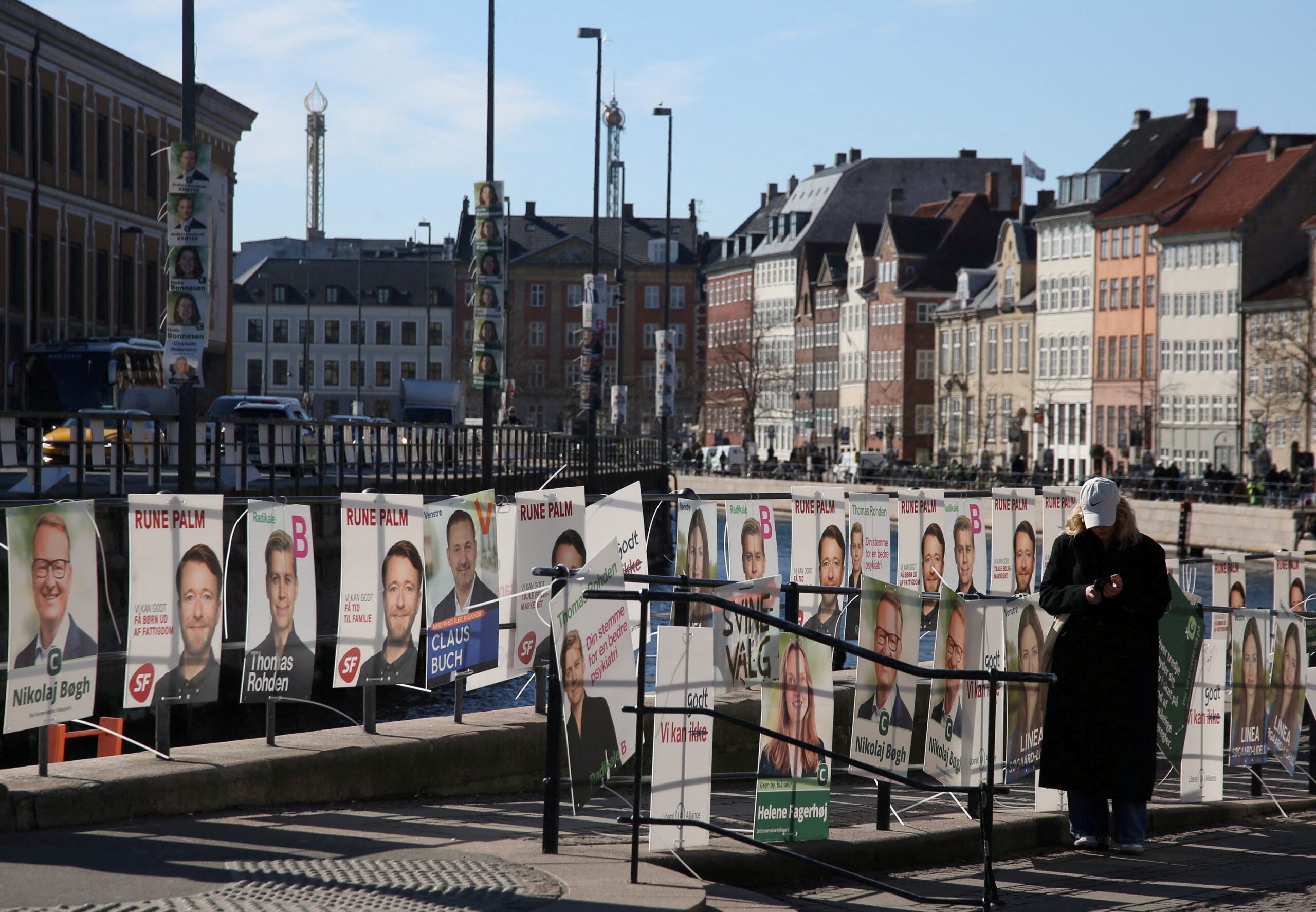 <i>Tom Little/Reuters via CNN Newsource</i><br/>Posters for candidates in the upcoming Danish elections