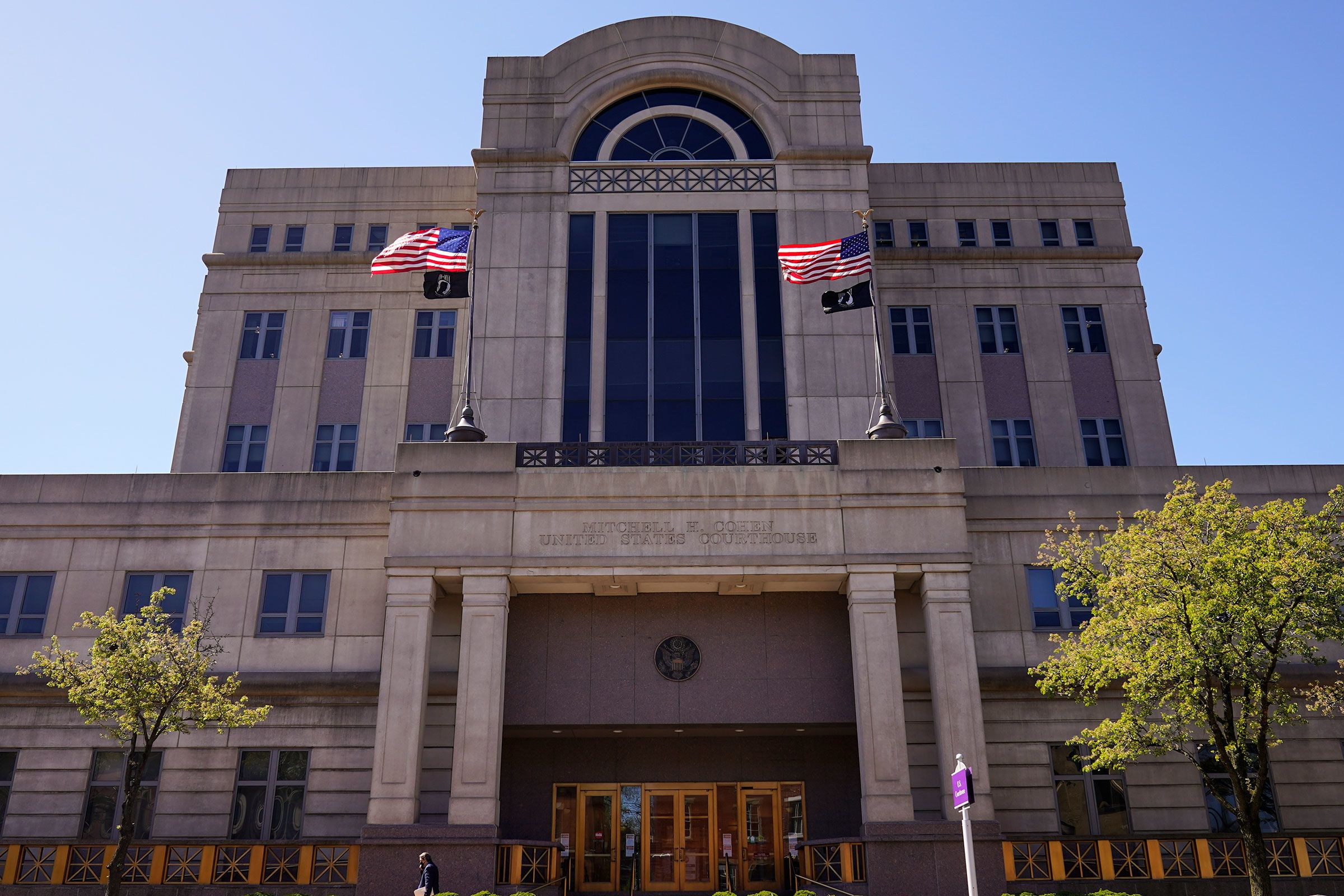 <i>Matt Rourke/AP/File via CNN Newsource</i><br/>The US Courthouse in Camden