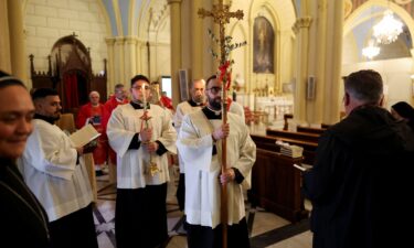 Christian worshippers mark Palm Sunday