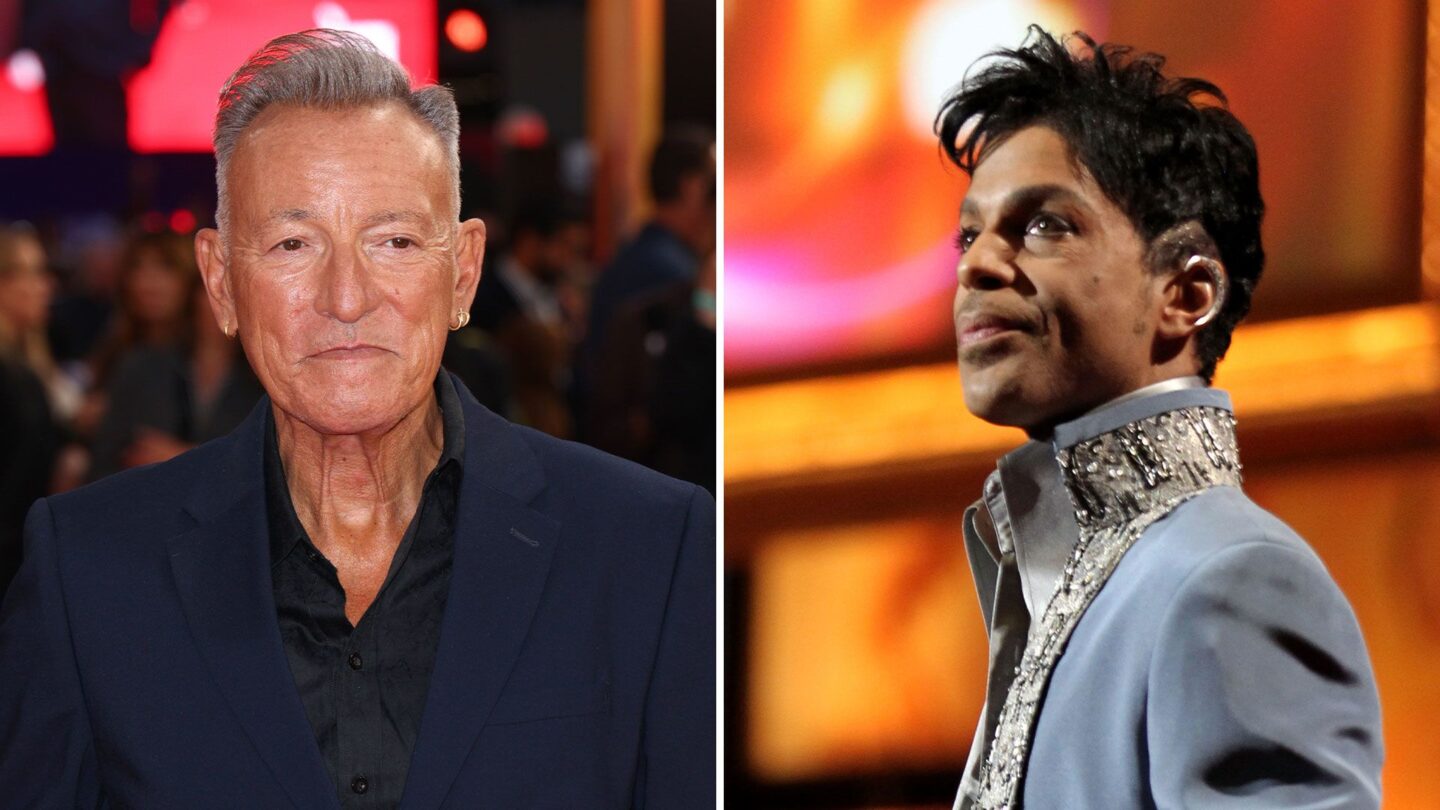 <i>Getty Images via CNN Newsource</i><br/>Bruce Springsteen and Prince shared mutual respect and