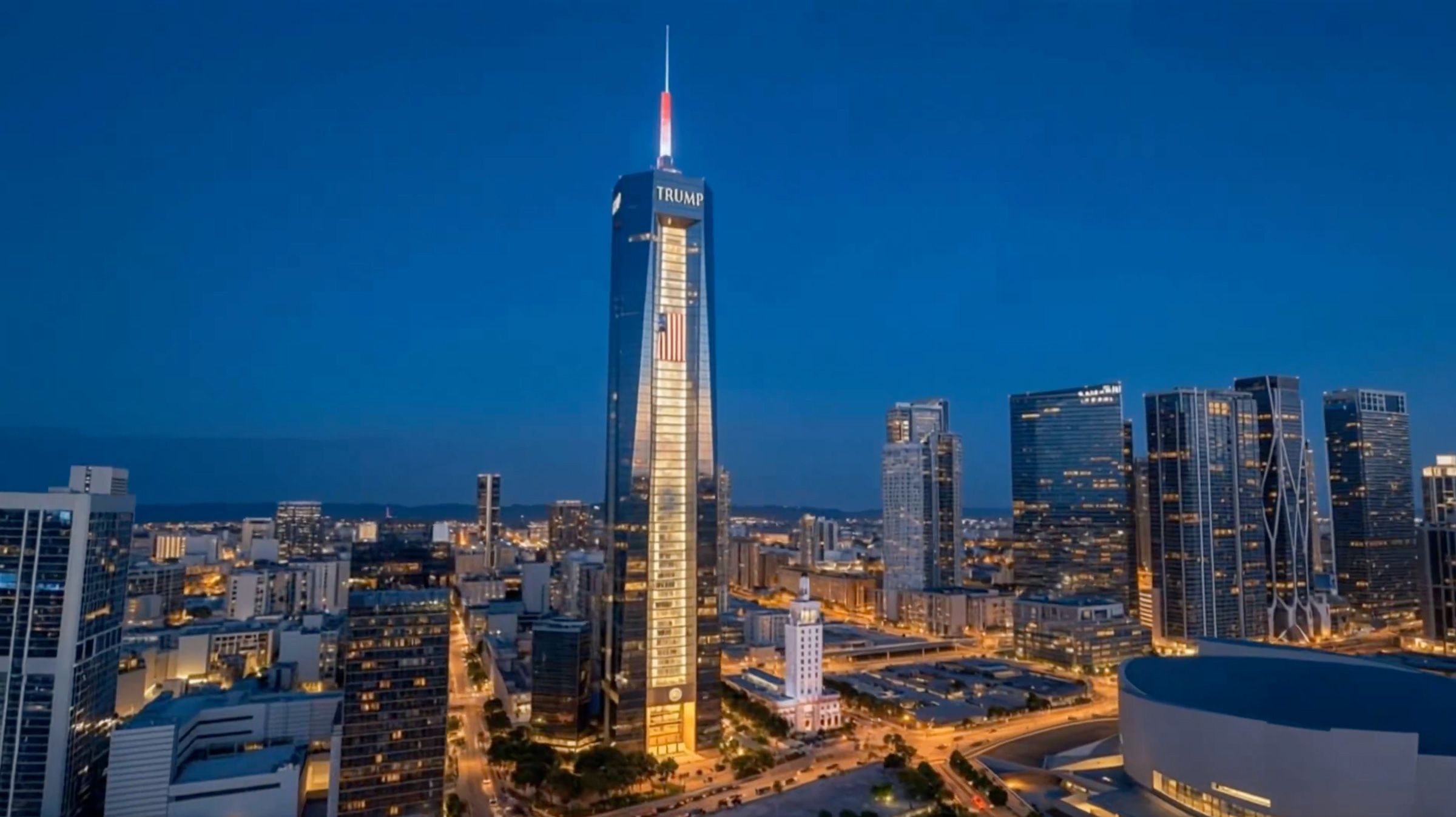 <i>@EricTrump/X via CNN Newsource</i><br/>Eric Trump posted this video to X showing a first look at the Donald J. Trump Presidential Library.