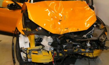 A Honda CR-V that was hit by a vehicle driving with partial automation in San Antonio