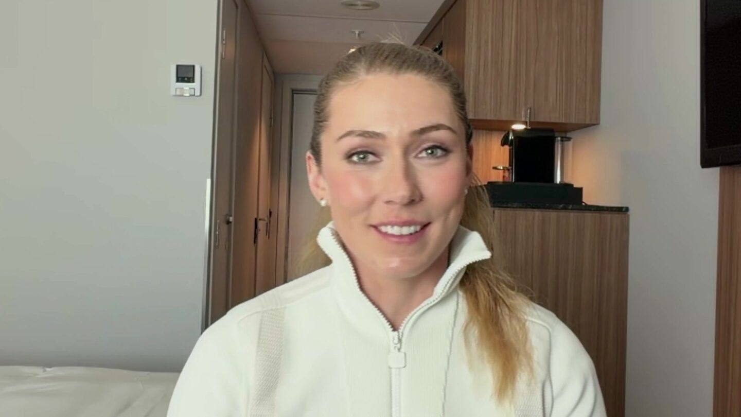 <i>NBC Olympics</i><br/>Mikaela Shiffrin is interviewed during the Stifel Snow Show.