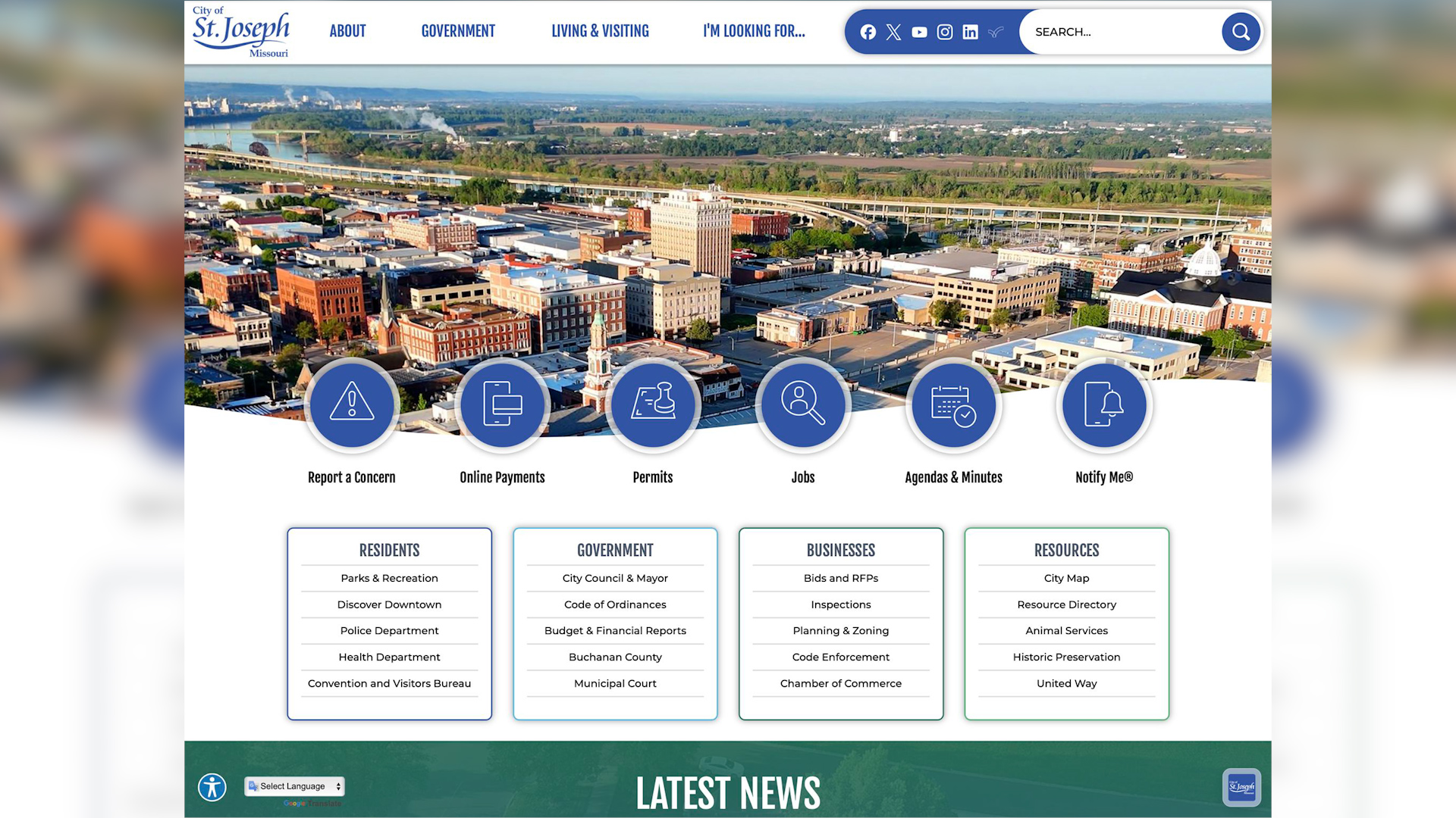 City website redesign completed for exploration - KQ2 | St. Joseph ...