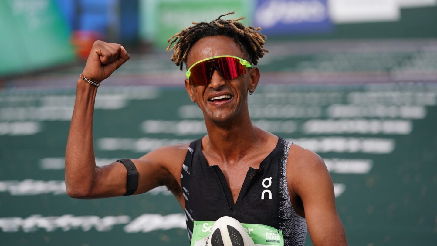 Yemaneberhan Crippa Ira Vainqueur during the Schneider Electric Marathon de Paris 2026 on April 12
