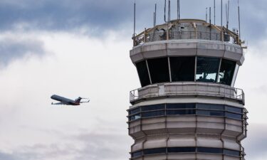 A plane takes off from Ronald Reagan Washington National Airport in October. The Federal Aviation Administration and Department of Transportation are targeting a new generation of air traffic controllers: video gamers.