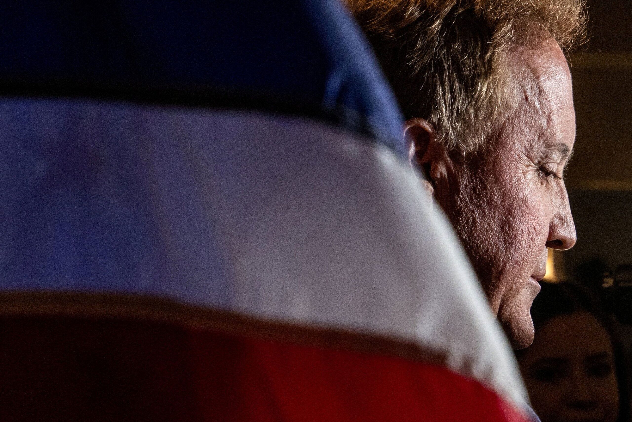 <i>Kaylee Greenlee/Reuters via CNN Newsource</i><br/>Texas Attorney General Ken Paxton appears during a rally for his senatorial campaign at George’s Banquet Hall in Waco
