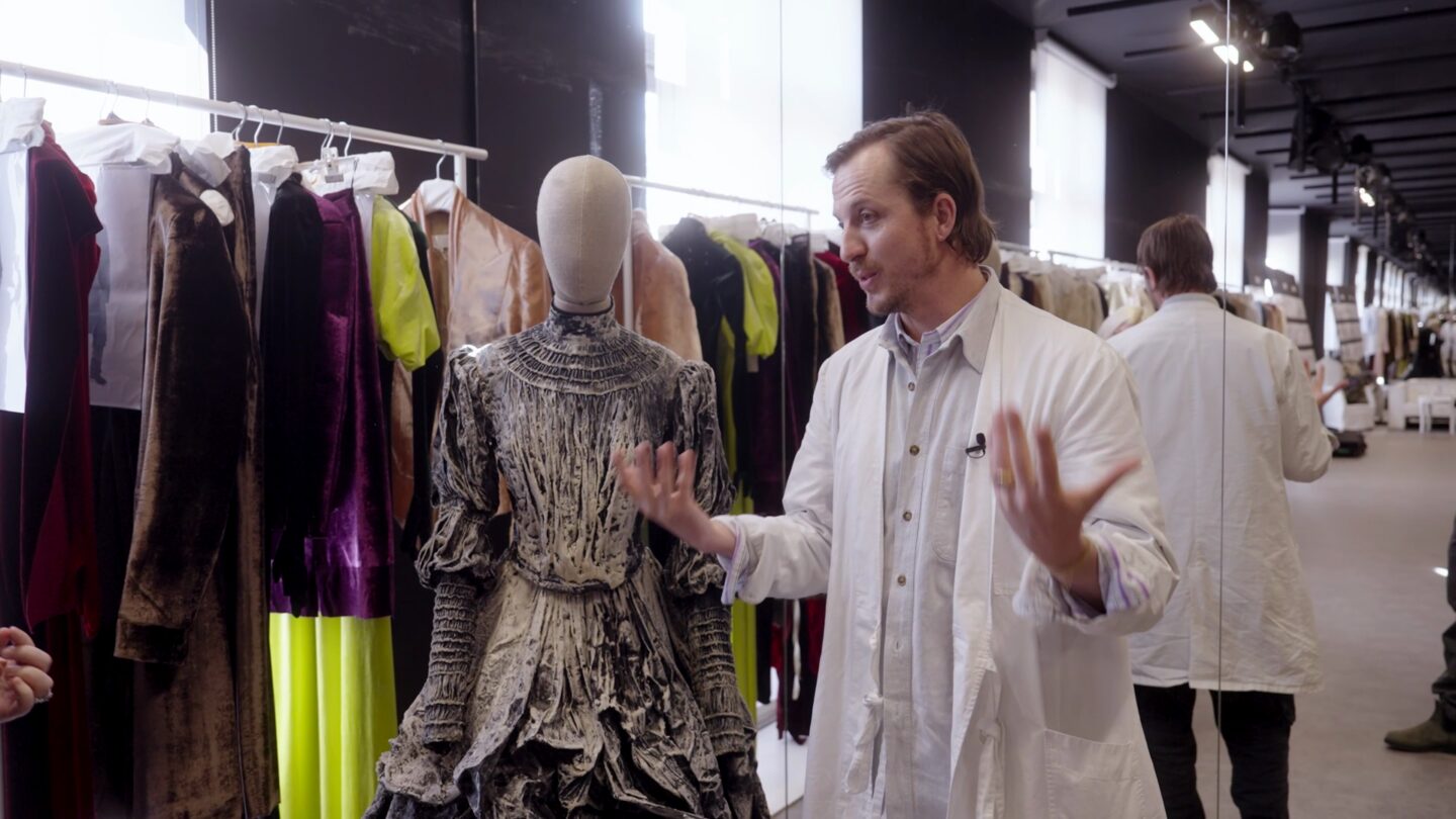 <i>Laurent KOFFEL/Gamma-Rapho/Getty Images via CNN Newsource</i><br/>Cate Blanchett wore an Artisanal look to a film premiere in Venice in August 2025.