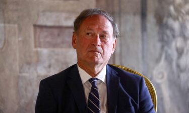 US Supreme Court Justice Samuel Alito attends an event organized by the US Embassy to the Holy See