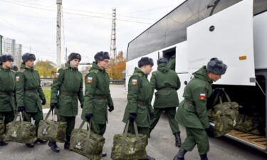 Servicemen belonging to the 154th Brigade of the Ukrainian Armed Forces attend a military exercise on April 4.