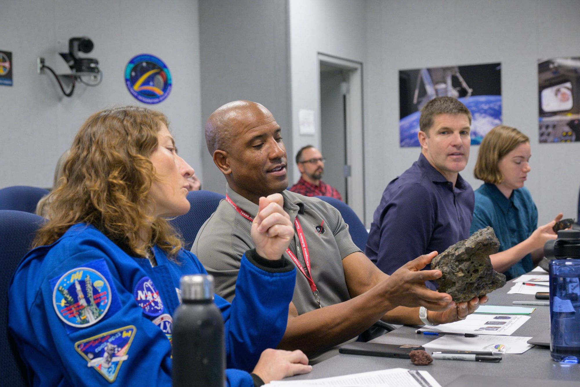 <i>Robert Markowitz/JSC/NASA via CNN Newsource</i><br/>NASA astronauts Christina Koch (left) and Victor Glover