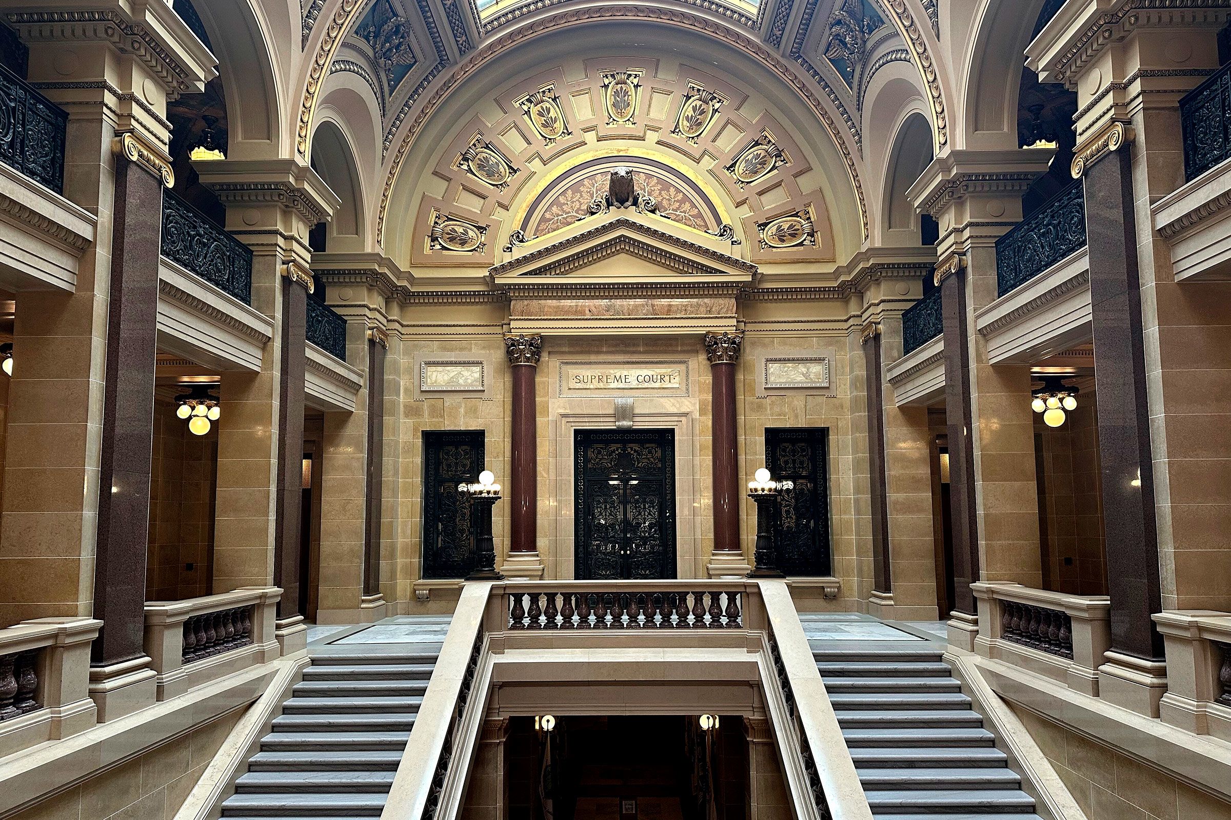 <i>Vincent Alban/Reuters/File via CNN Newsource</i><br/>Susan Crawford speaks to supporters after voters elected her to the state Supreme Court
