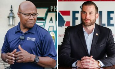 Neither Democrat Shawn Harris (L) nor Republican Clay Fuller (R) was able to win a majority in a crowded all-party election on March 10.