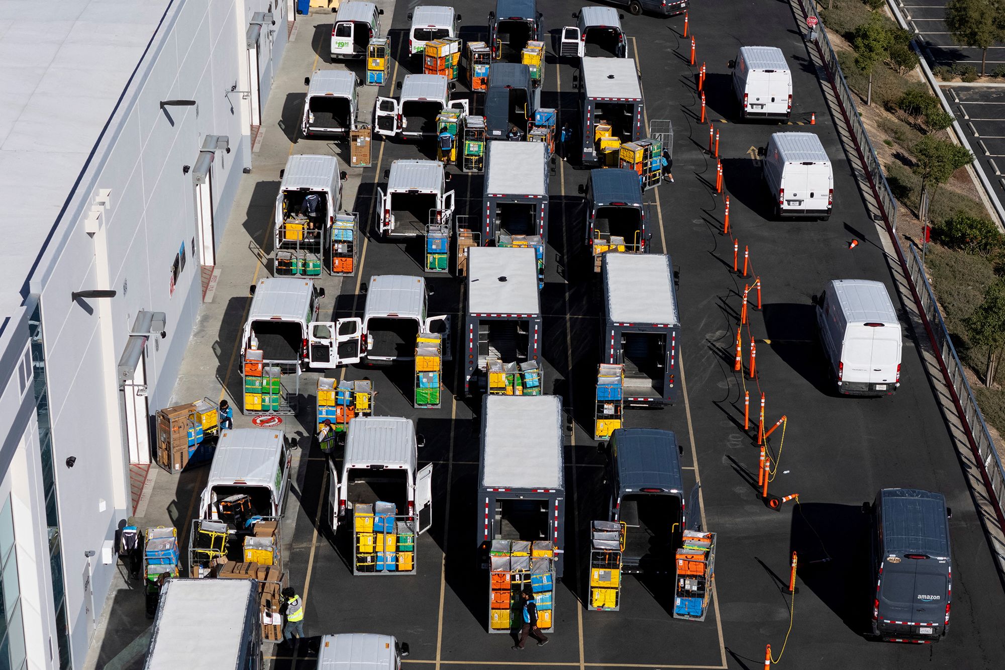 <i>Daniel Cole/Reuters via CNN Newsource</i><br/>Amazon is charging third-party sellers that use its distribution services a 3.5% fuel surcharge.