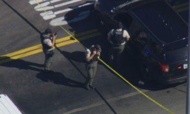 Law enforcement work the scene of a reported shooting in Stanislaus County