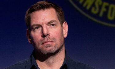 Democratic Rep. Eric Swalwell attends the SEIU-United Service Workers West's Gubernatorial Candidate Worker Forum at Meruelo Studios in Los Angeles