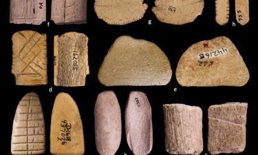 Early examples of Native American dice are pictured.
