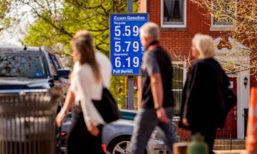 Sharply rising gas prices are projected to drive inflation in March to the highest level in nearly two years.