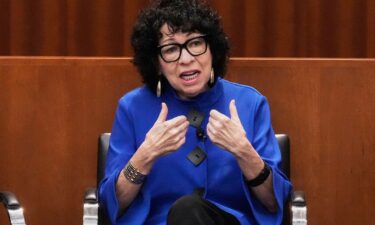 Supreme Court Justice Sonia Sotomayor speaks at the New York Law School's Constitution and Citizen Day Summit