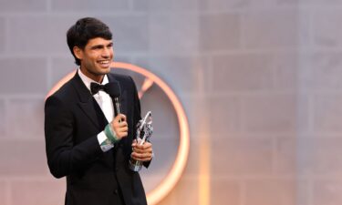 Carlos Alcaraz is named the Laureus World Sportsman of the Year.