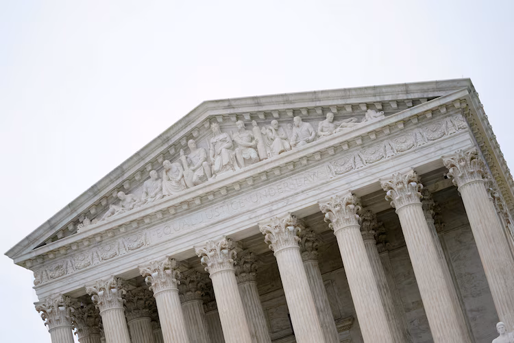 The U.S. Supreme Court building in Washington, April 29, 2026.