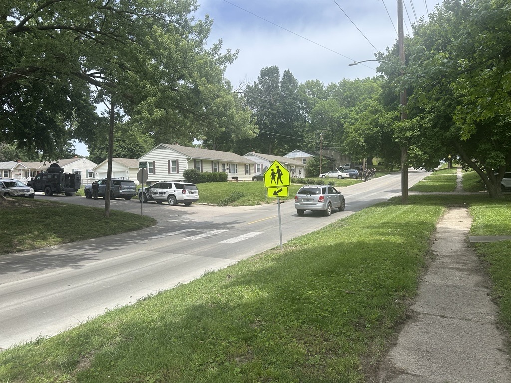 Large law enforcement presence reported at West Meadow Lane and Messanie Street