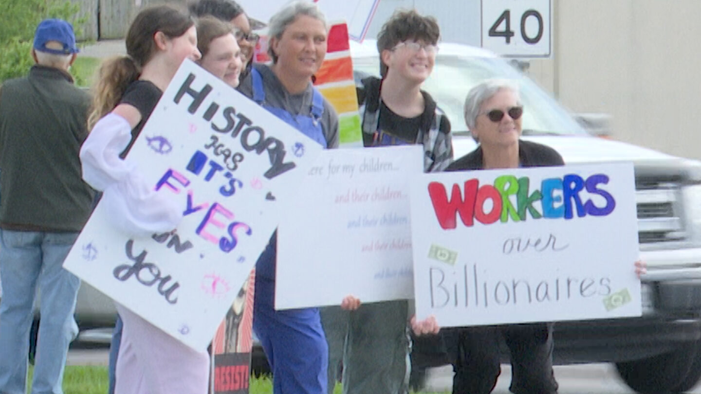 'May Day' rally