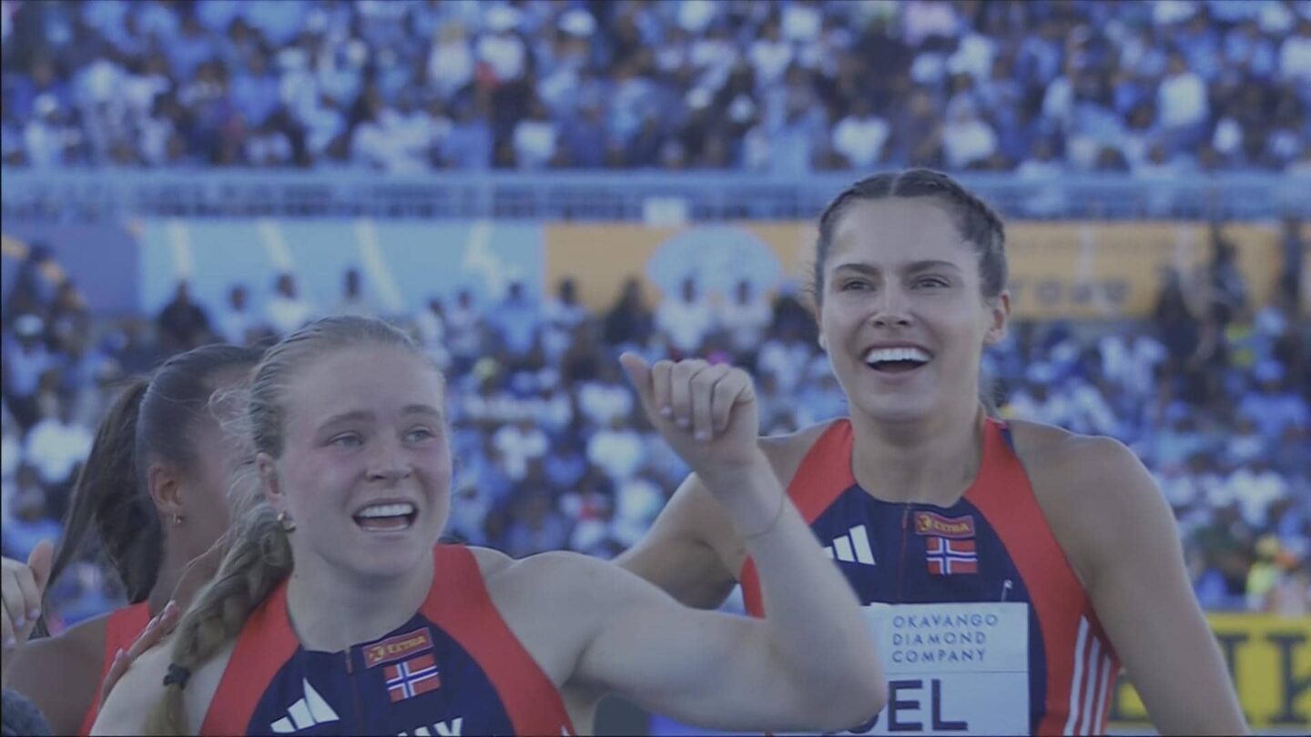 <i>NBC Olympics</i><br/>Norway competes in the women's 4x400 relay at the 2026 World Athletics Relays.
