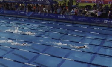 Swimmers compete in the Pro Swim Series event in Sacramento