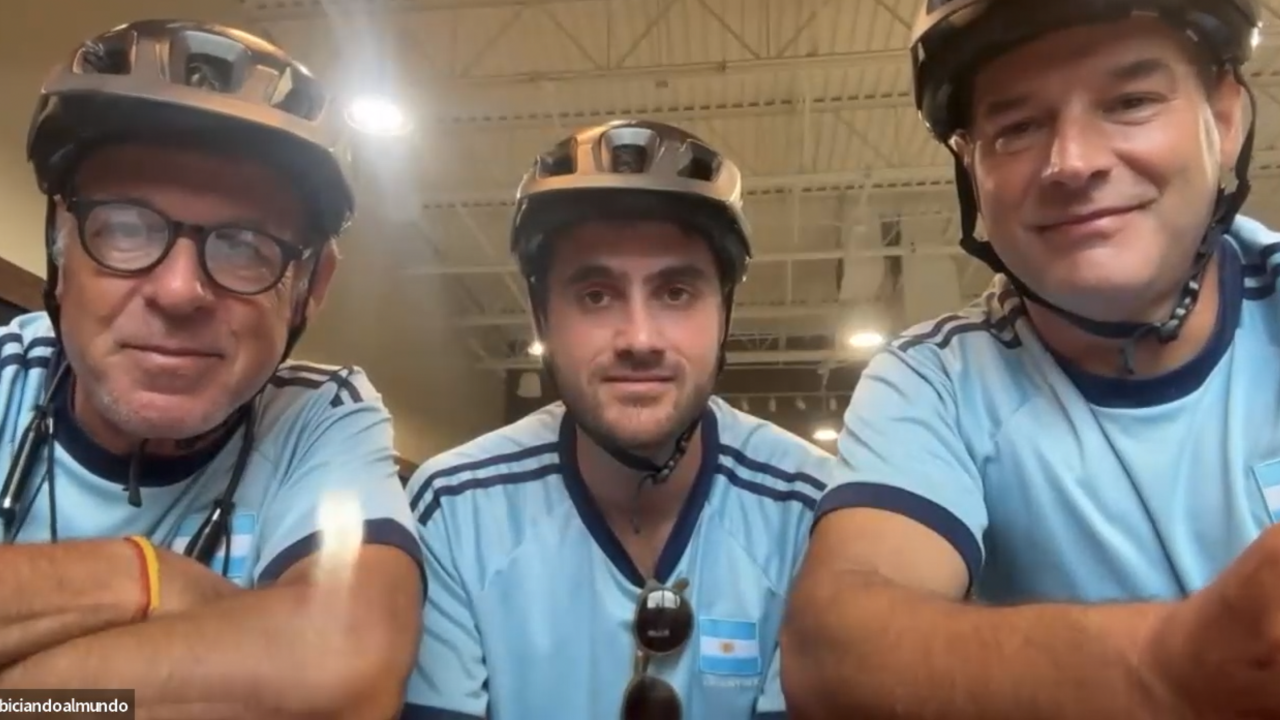 Three Argentine cyclists have spent the last nine months biking more than 10,000 miles through 17 countries — all to watch their national team play in Kansas City.