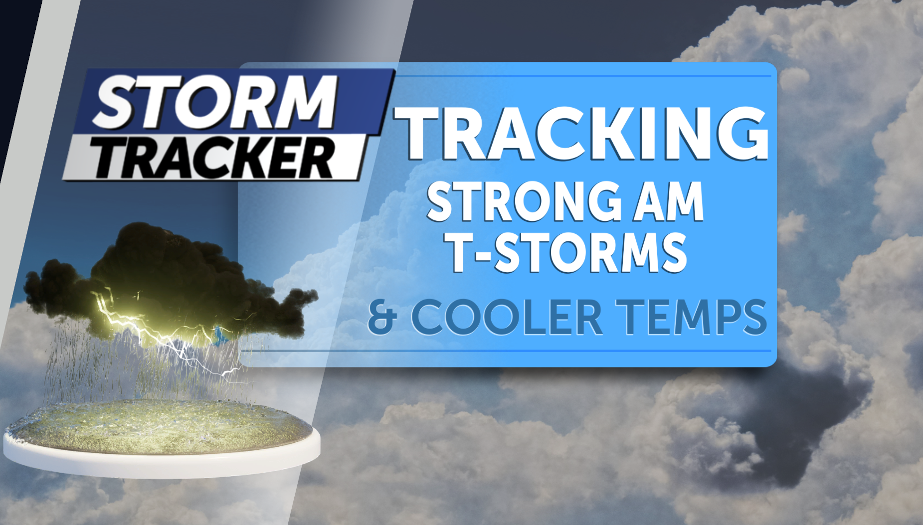 Tracking scattered morning t-storms and cooler temperatures on the way ...