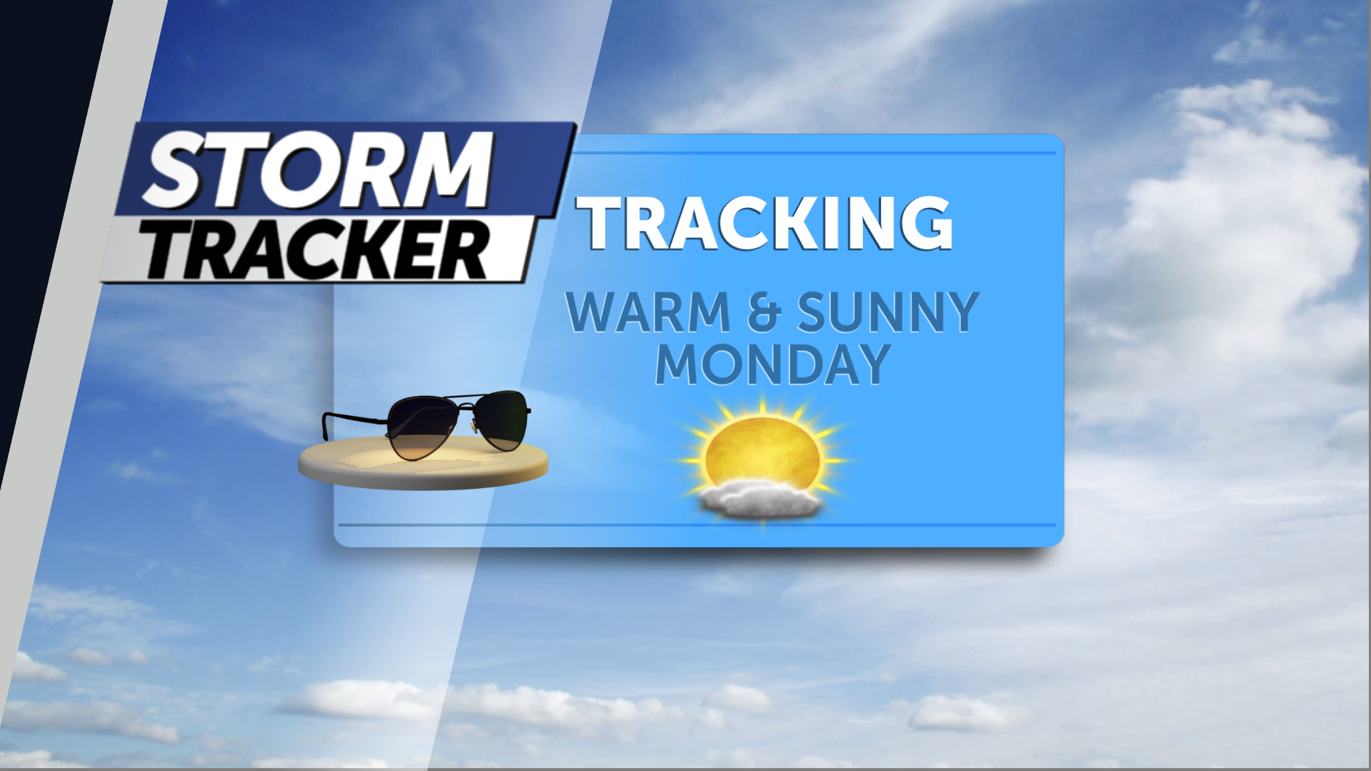 Tracking a mild and sunny start to the work week