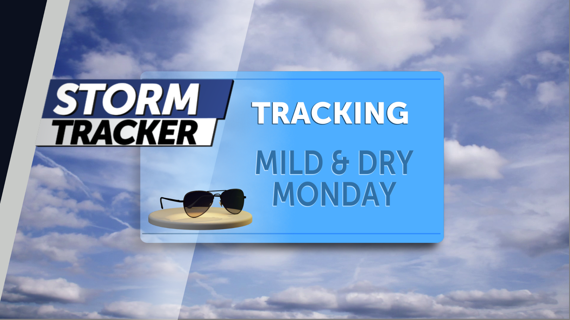 Tracking a mild and dry Monday