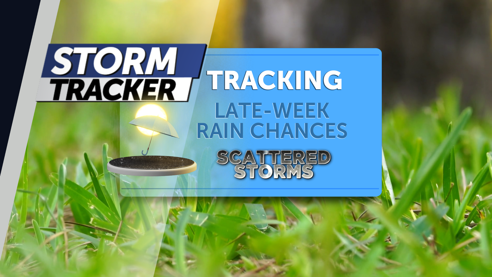 Tracking late-week rain and t-storm chances