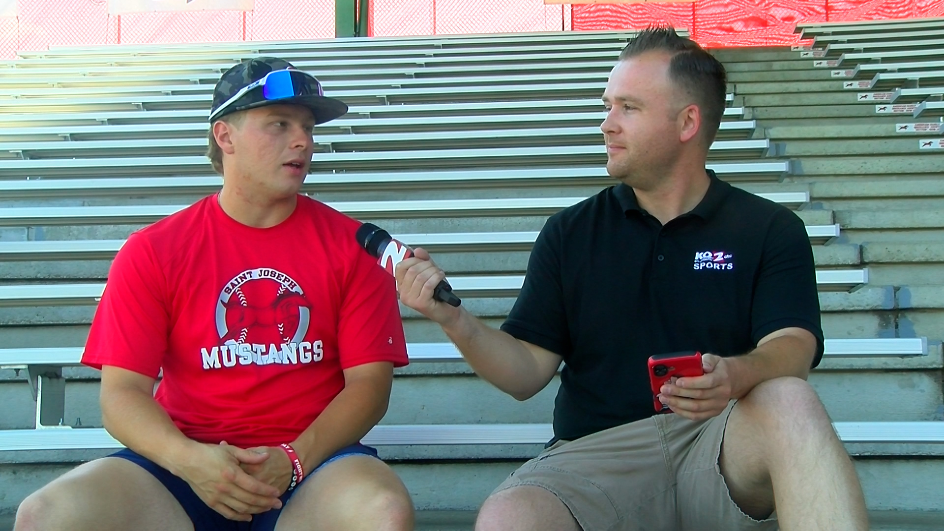 KQ2 Sports sits down with Seth Winkler, St. Joseph Mustang and MoWest Griffon baseball player