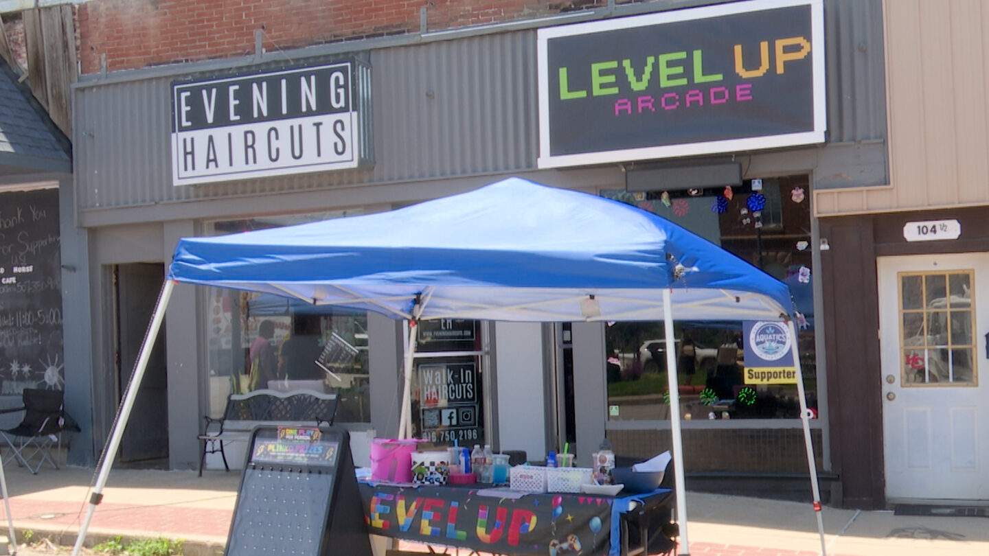 Level Up Arcade block party