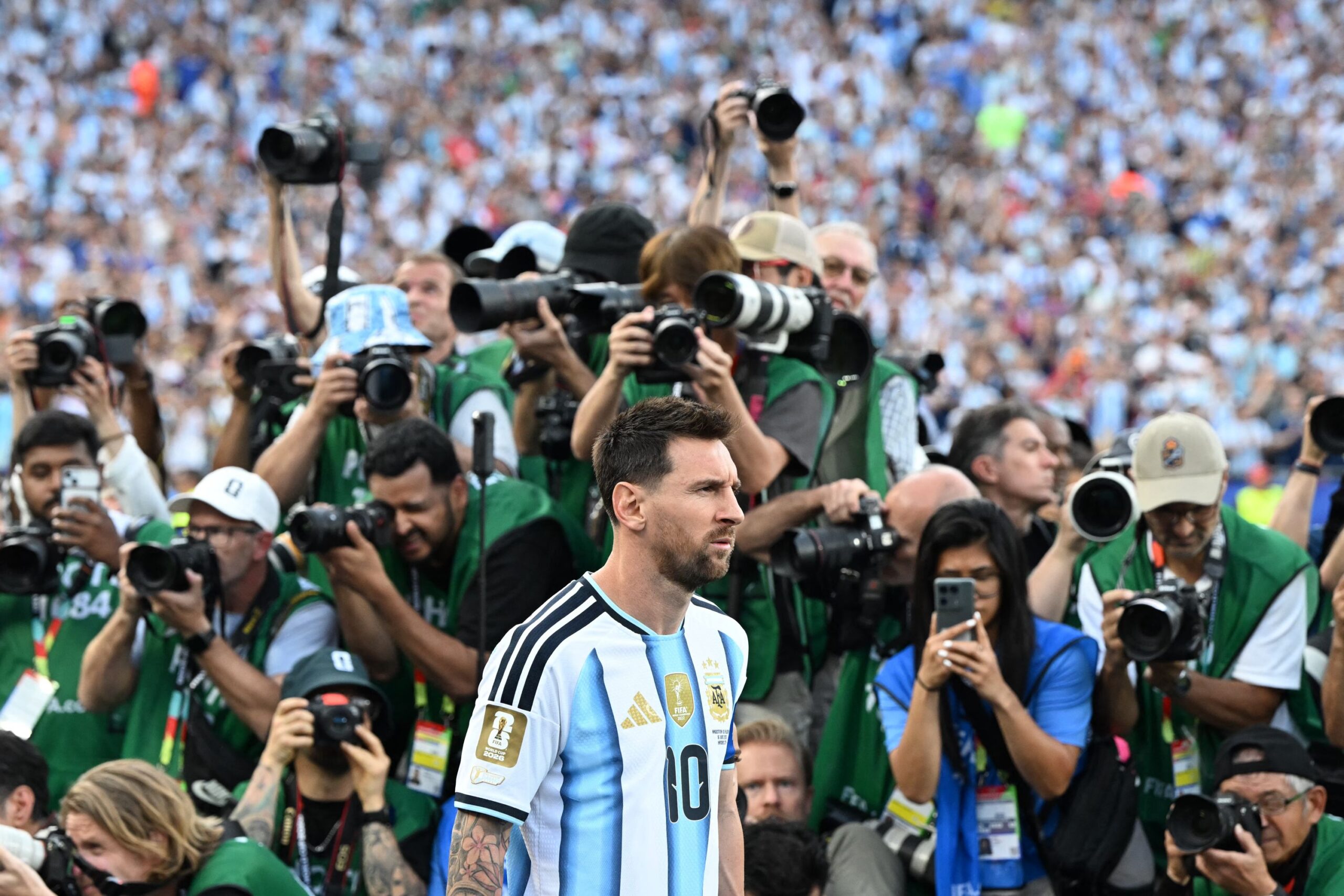 Argentina superstar Lionel Messi will look to beat yet another World Cup record today.