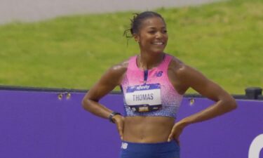 Track and field athletes compete at the USATF Lone Star Grand Prix in College Station