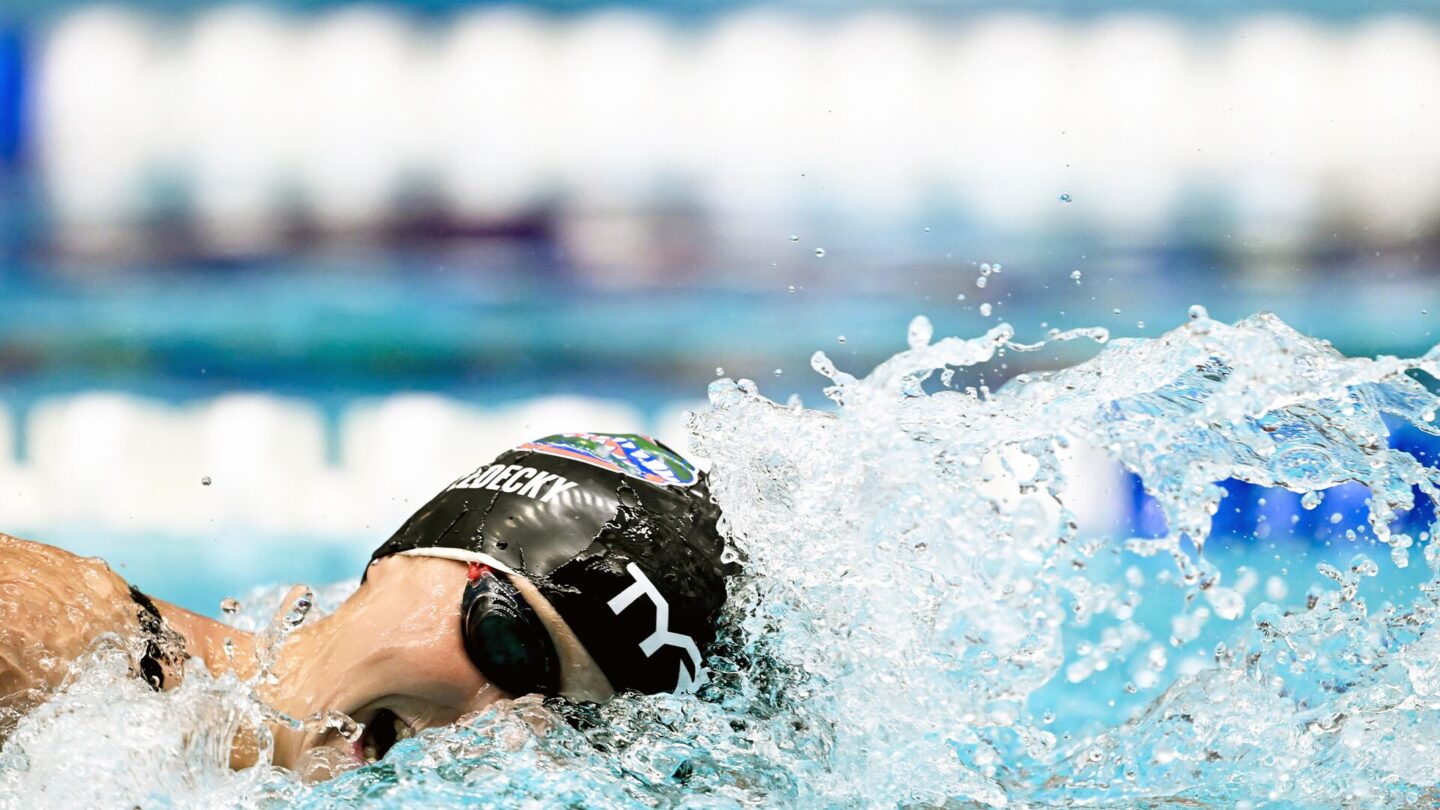 <i>NBC Olympics</i><br/>Swimmers compete at the Pro Swim Series event in Indianapolis