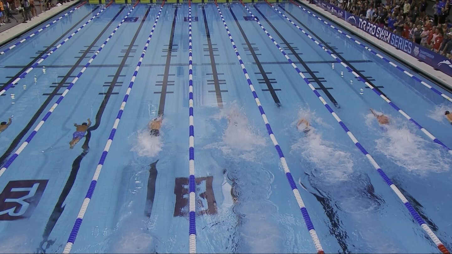 <i>NBC Olympics</i><br/>Swimmers compete at the Pro Swim Series event in Indianapolis