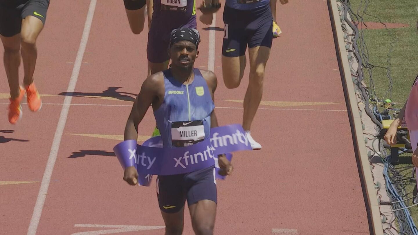 <i>NBC Olympics</i><br/>Athletes compete at the USATF LA Grand Prix.