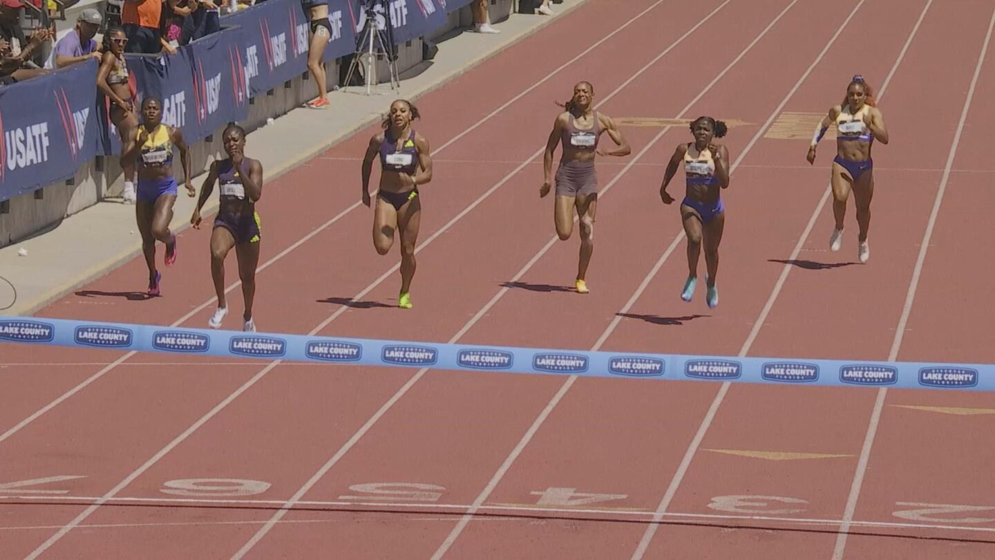 <i>NBC Olympics</i><br/>Athletes compete at the USATF LA Grand Prix.