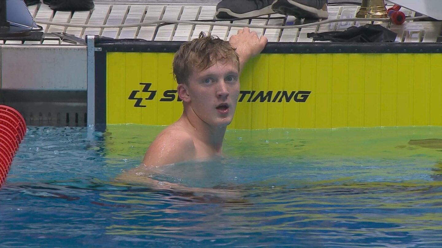 <i>NBC Olympics</i><br/>Swimmers compete at the Pro Swim Series event in Indianapolis