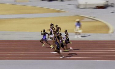 Track and field athletes compete at the USATF Lone Star Grand Prix in College Station