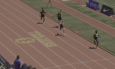 Athletes compete at the USATF LA Grand Prix.