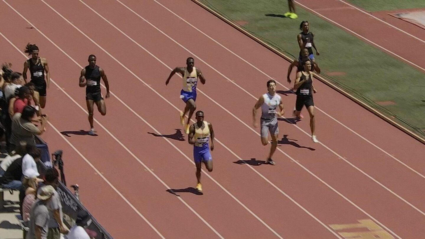 <i>NBC Olympics</i><br/>Athletes compete at the USATF LA Grand Prix.
