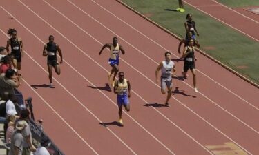 Athletes compete at the USATF LA Grand Prix.