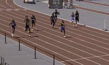 Track and field athletes compete at the USATF Lone Star Grand Prix in College Station